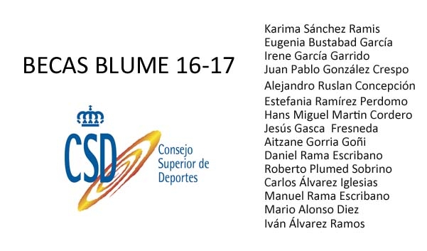 Becas BLUME 16-17