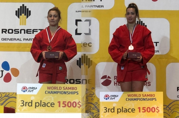 Dos Medallas de Bronce en el Mundial de Sambo