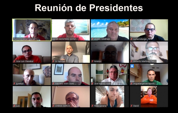 Reunión telemática de presidentes