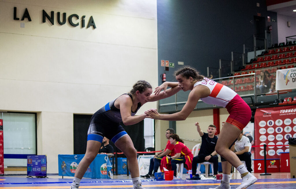 Rosa Molina, en su combate contra la británica Kelsey Barnes