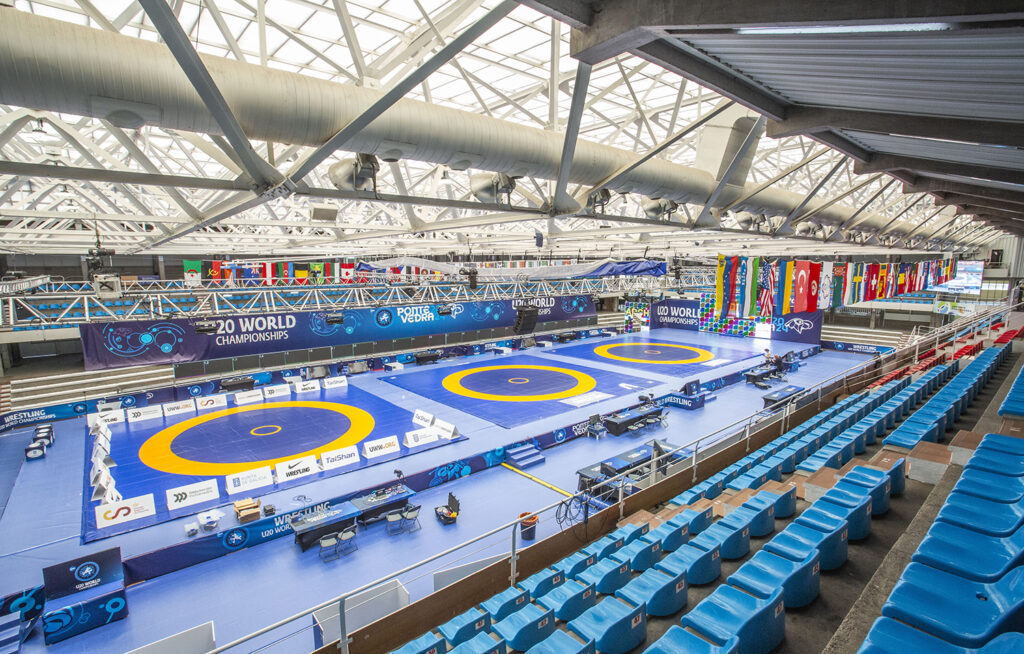 El Pabellón Municipal de Deportes, con todo preparado para los combates de este próximo lunes