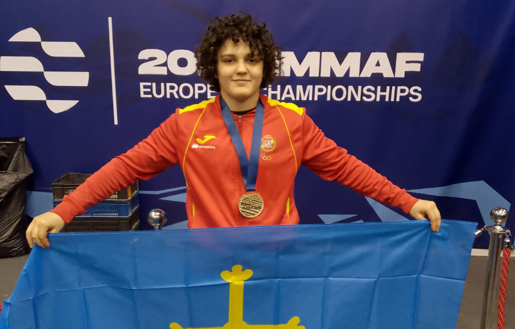 Merche García, oro europeo en Youth A